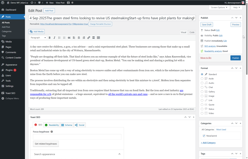 Easy Content Crawler