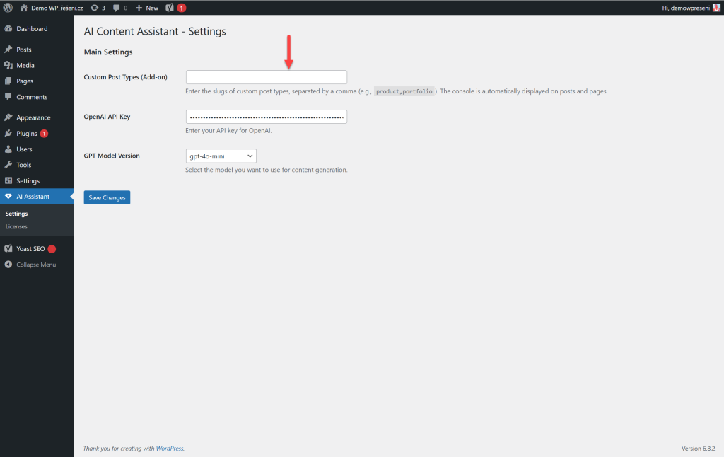 Athéna AI Content Assistant - Post & CPT Expander Module