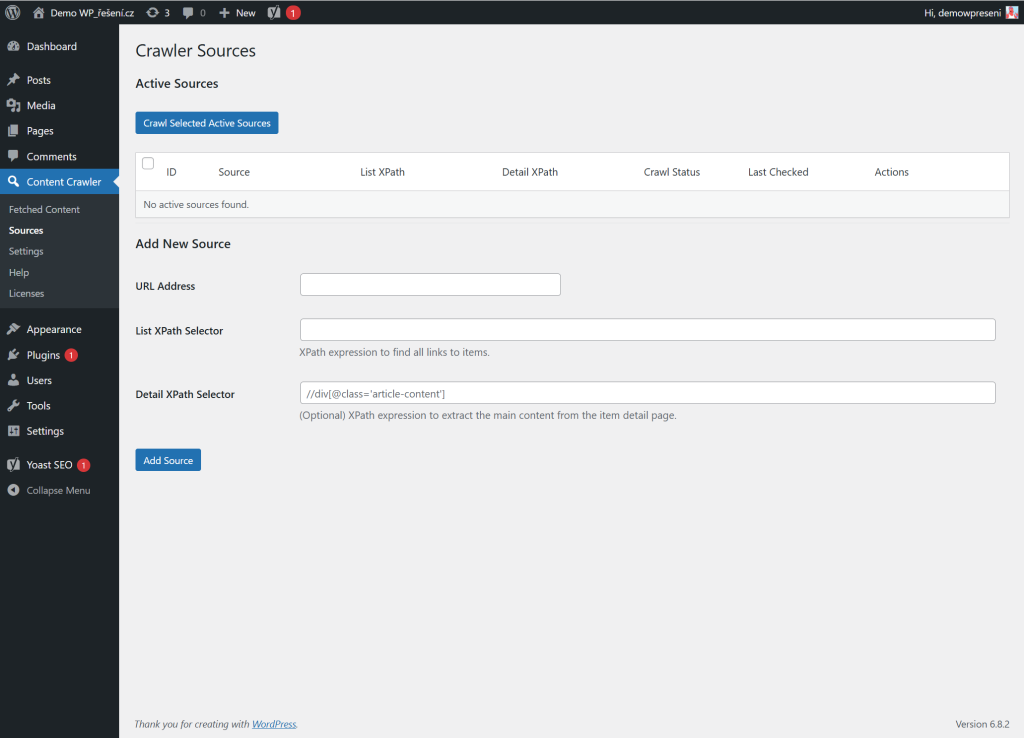 Easy Content Crawler