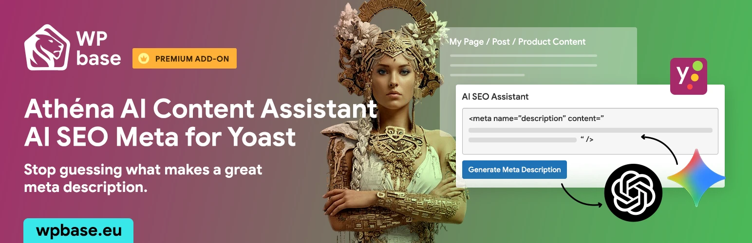 Athéna AI Content Assistant - AI SEO Meta (for Yoast)