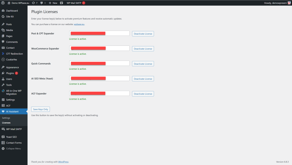 Athéna AI Content Assistant - Advanced Custom Fields (ACF®)