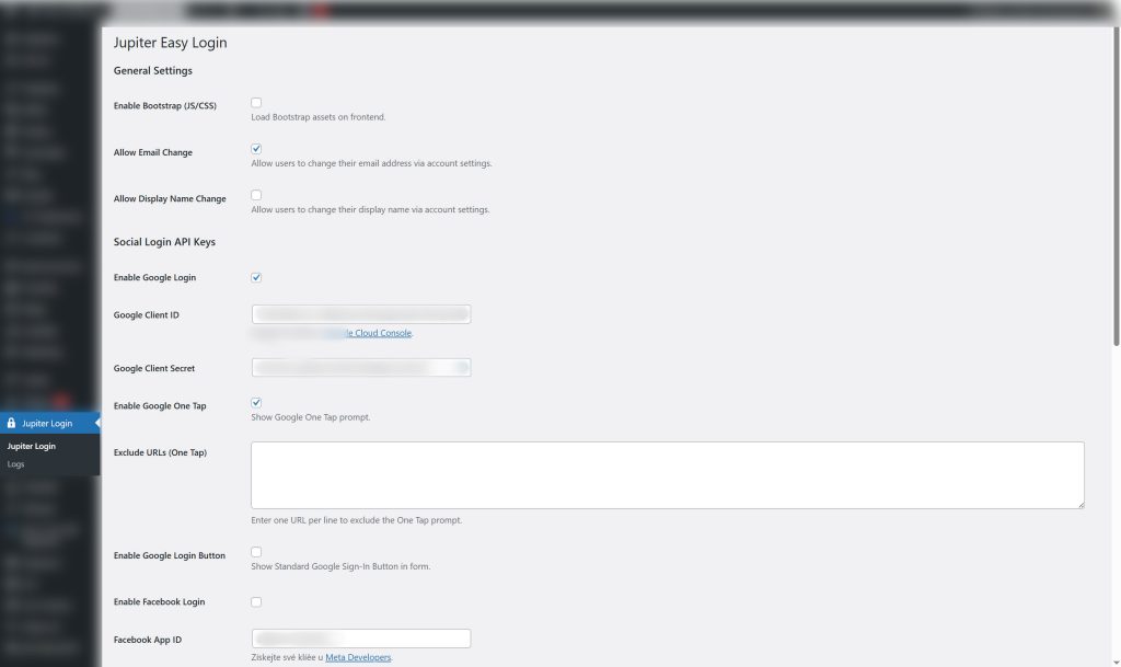 Jupiter Easy Login & Registration for WordPress